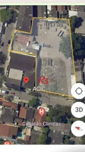Terreno / Lote / Condomínio à venda, 3200m² no Vila Paulista, Cubatão