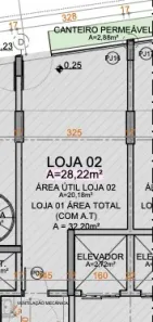 Loja / Salão / Ponto Comercial à venda, 59m² no Velha, Blumenau