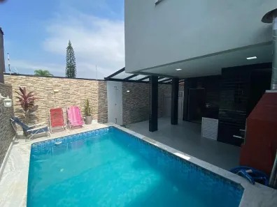 Casa de Condomínio com 3 Quartos para alugar, 97m² no Suarão, Itanhaém