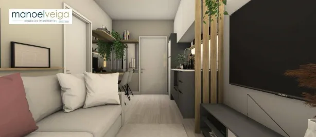 Apartamento com 1 Quarto para venda ou aluguel, 24m² no Alto da Rua XV, Curitiba