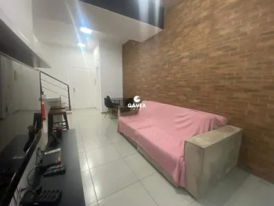 Flat com 1 Quarto para alugar, 57m² no Gonzaga, Santos