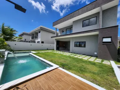 Casa de Condomínio com 4 Quartos à venda, 460m² no Busca Vida (Abrantes), Camaçari