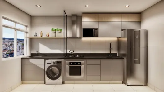 Apartamento com 2 Quartos à venda, 52m² no Vila São Luís, Duque de Caxias