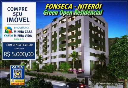 Apartamento com 2 Quartos à venda, 54m² no Fonseca, Niterói