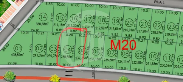 Terreno / Lote / Condomínio à venda, 238m² no Capuã, Barra dos Coqueiros