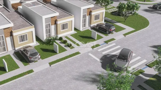 Casa de Condomínio com 3 Quartos à venda, 83m² no Zona de Expansão (Olhos D'Agua), Barra dos Coqueiros