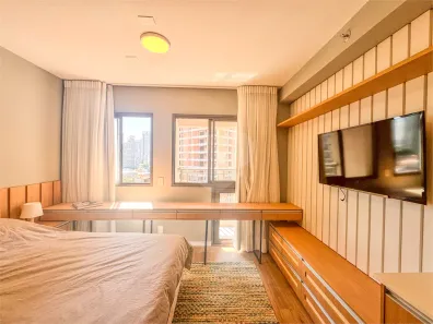 Studio com 1 Quarto para alugar, 21m² no Santo Amaro, São Paulo