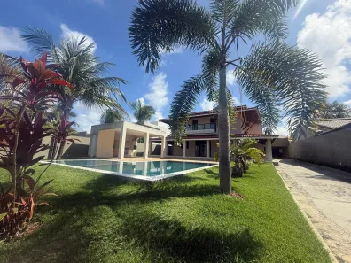 Casa de Condomínio com 4 Quartos para venda ou aluguel, 500m² no Busca Vida (Abrantes), Camaçari