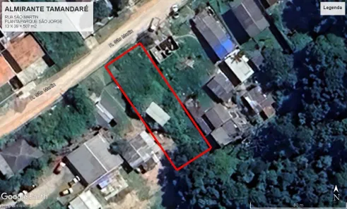Terreno / Lote / Condomínio à venda, 507m² no Parque São Jorge, Almirante Tamandaré