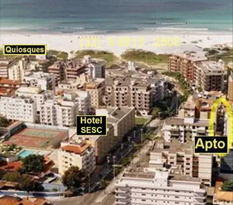 Apartamento com 1 Quarto para alugar, 24m² no Algodoal, Cabo Frio