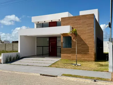 Casa de Condomínio com 3 Quartos à venda, 130m² no Zona de Expansão (Olhos D'Agua), Barra dos Coqueiros