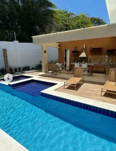 Casa de Condomínio com 5 Quartos à venda, 353m² no Alphaville (Abrantes), Camaçari