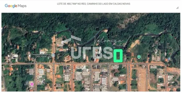 Terreno / Lote / Condomínio à venda, 480m² no Residencial Caminho do Lago, Caldas Novas