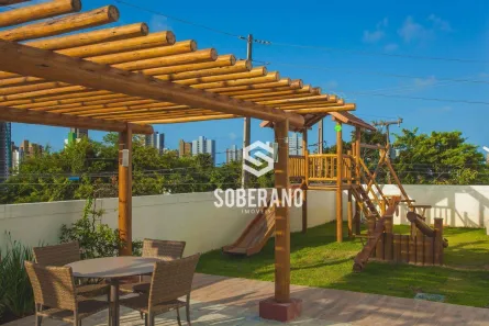 Apartamento com 3 Quartos para alugar, 80m² no João Agripino, João Pessoa