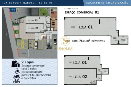 Loja / Salão / Ponto Comercial com 1 Quarto à venda, 55m² no Capoeiras, Florianópolis