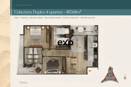 Cobertura com 4 Quartos à venda, 187m² no Samambaia, Petrópolis