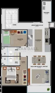 Cobertura com 3 Quartos à venda, 117m² no Centro, São José dos Pinhais