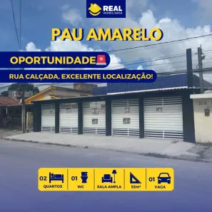 Casa de Condomínio com 2 Quartos à venda, 60m² no Pau Amarelo, Paulista