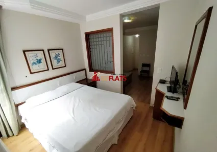 Flat com 1 Quarto para alugar, 34m² no Cerqueira César, São Paulo