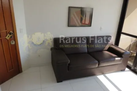 Flat com 1 Quarto para alugar, 45m² no Paraíso do Morumbi, São Paulo