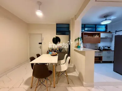 Apartamento com 2 Quartos para alugar, 77m² no Gonzaga, Santos