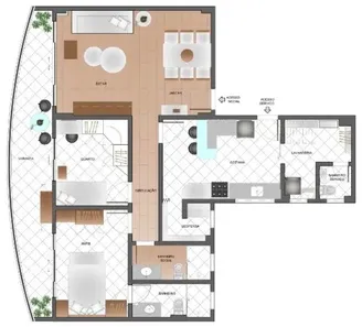 Apartamento com 2 Quartos à venda, 115m² no Jardim Vinte e Cinco de Agosto, Duque de Caxias