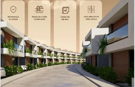 Casa de Condomínio com 3 Quartos à venda, 138m² no Buraquinho, Lauro de Freitas