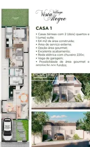 Casa com 2 Quartos à venda, 65m² no Loteamento Chinês, Barra Mansa