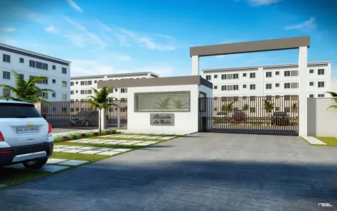 Apartamento com 2 Quartos para alugar, 50m² no Luar da Barra, Barra dos Coqueiros