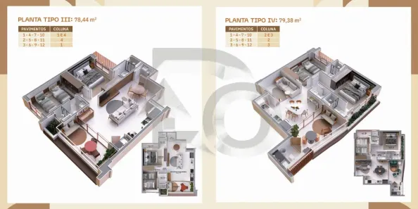 Apartamento com 2 Quartos à venda, 79m² no Aruana, Aracaju