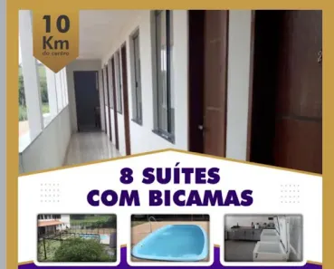 Hotel / Motel / Pousada com 10 Quartos à venda, 1500m² no Ajuda de Cima, Macaé