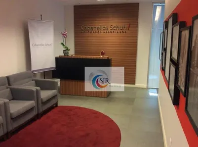 Conjunto Comercial / Sala para alugar, 136m² no Cidade Monções, São Paulo