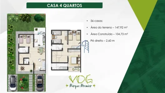 Casa de Condomínio com 2 Quartos à venda, 86m² no Primavera, Vitória da Conquista