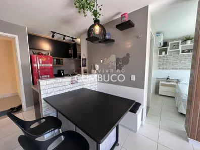 Flat com 1 Quarto para alugar, 39m² no Cumbuco, Caucaia