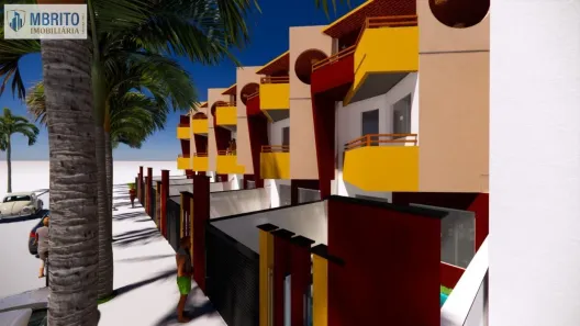 Casa de Condomínio com 3 Quartos para alugar, 100m² no Arembepe (Abrantes), Camaçari