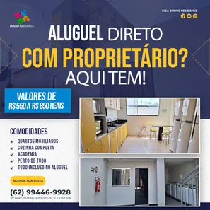 Kitnet com 1 Quarto para alugar, 32m² no Setor Sol Nascente, Goiânia