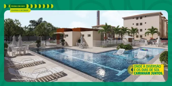 Apartamento com 2 Quartos à venda, 43m² no Baixo, Barra dos Coqueiros