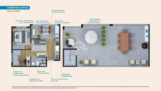 Cobertura com 1 Quarto à venda, 71m² no Vila Santa Delfina, São Paulo