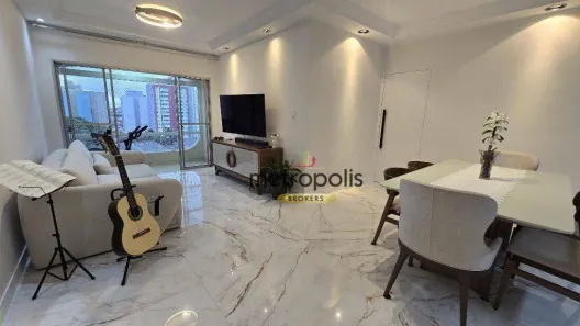 Apartamento com 3 Quartos para venda ou aluguel, 105m² no Barcelona, São Caetano do Sul