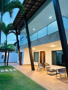 Casa de Condomínio com 5 Quartos para venda ou aluguel, 500m² no Busca Vida (Abrantes), Camaçari