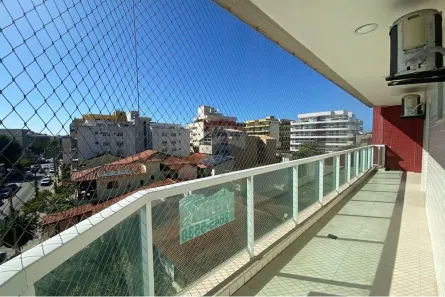 Apartamento com 3 Quartos para alugar, 144m² no Centro, Cabo Frio