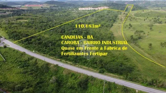 Terreno / Lote Comercial à venda, 110183m² no Distrito Industrial, Candeias