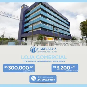 Loja / Salão / Ponto Comercial para venda ou aluguel, 54m² no Lagoa Nova, Natal