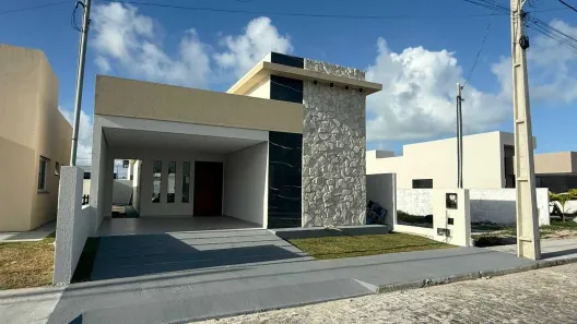 Casa de Condomínio com 3 Quartos à venda, 133m² no Zona de Expansão (Olhos D'Agua), Barra dos Coqueiros