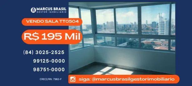 Conjunto Comercial / Sala à venda, 34m² no Lagoa Nova, Natal