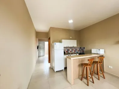 Flat com 1 Quarto para alugar, 32m² no Loteamento Jardim Aruan, Caraguatatuba
