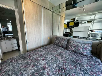 Apartamento com 1 Quarto para alugar, 33m² no Santo Amaro, São Paulo
