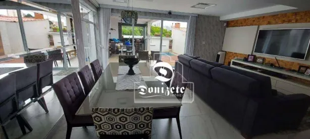 Casa de Condomínio com 5 Quartos para alugar, 400m² no Campestre, Santo André