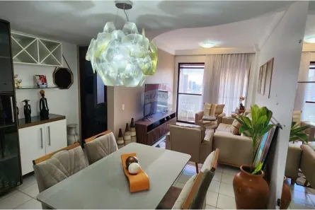 Apartamento com 3 Quartos para alugar, 85m² no Manaíra, João Pessoa