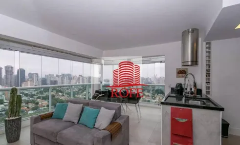 Cobertura com 1 Quarto para alugar, 126m² no Brooklin Paulista, São Paulo
